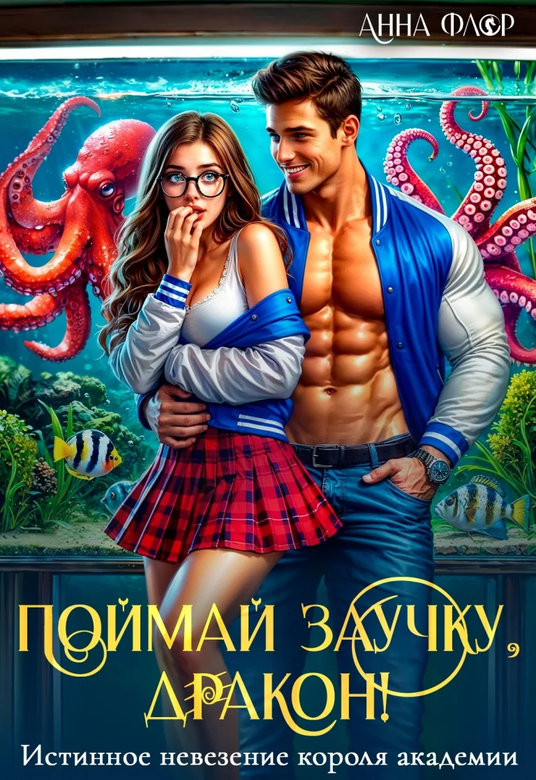 Поймай заучку, дракон! Истинное невезение короля академии (Анна Флор)