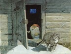Домовой, Домовой, отправь котиньку домой! (Людмила Белей)